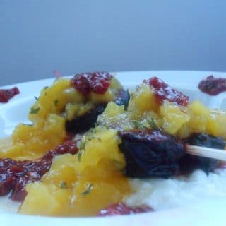 Plum and Mango Compote recipe