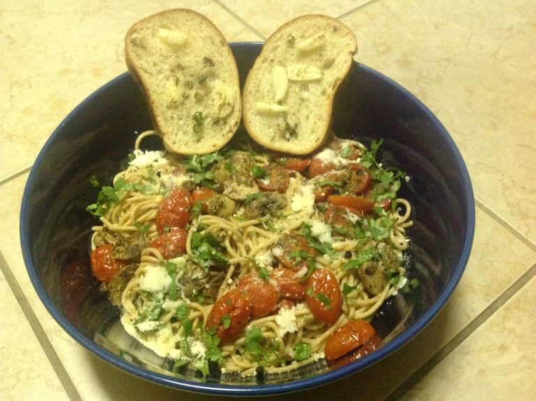 Tomato and Mushroom Spaghetti Recipe