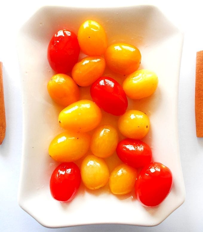 This quick side of cherry tomato and grape tomato side is a quick side dish that works with any recipe. Made in 5 minutes and very delicious