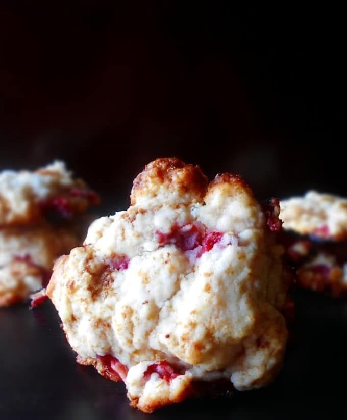 Strawberry Shortcake Cookies - This yummy cookie recipe is inspired by strawberry shortcake but without all the mess. This is a cardamom recipe and it makes all the difference