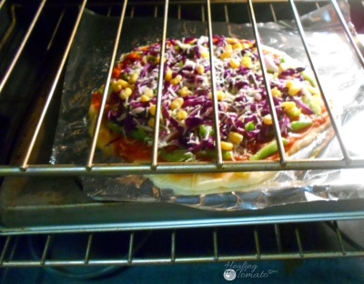 Red Cabbage Pizza