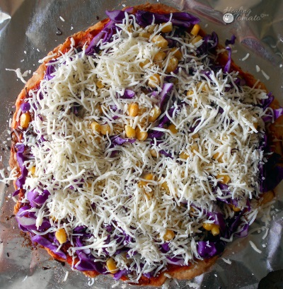 Red Cabbage Pizza
