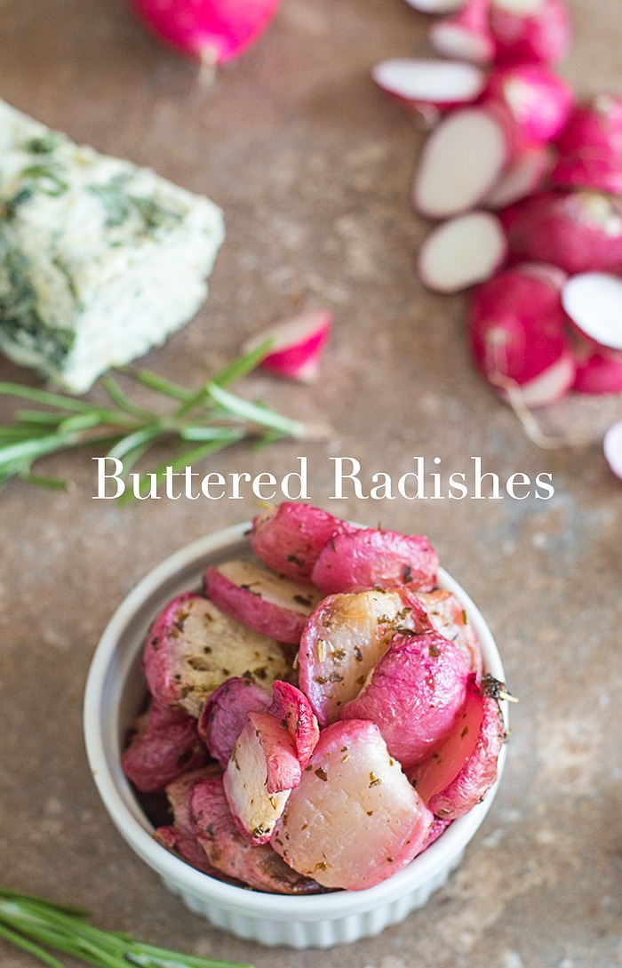 Easy Buttered Radishes Recipe
