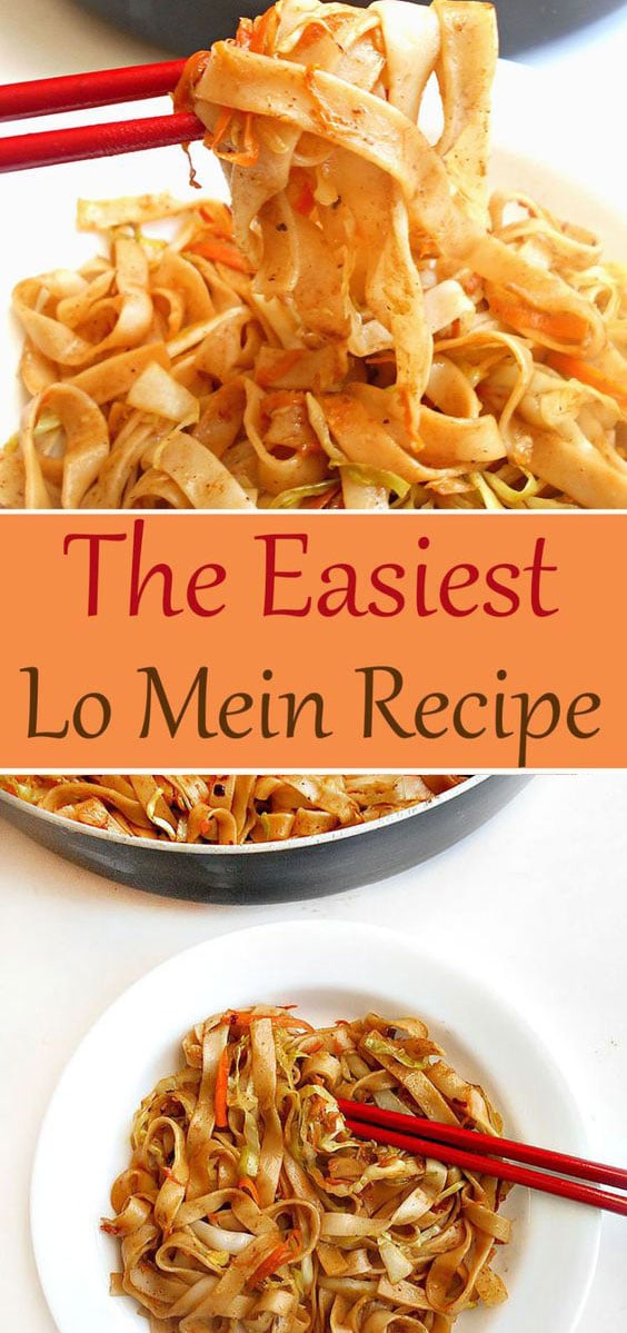 Vegan Easy Lo Mein - This is the easiest lo mein recipe you will ever make. It's much quicker, tastier and healthier than the restaurant version. Dinner recipes that will satisfy vegans, vegetarians and Omnivores. Comes together in 30 minutes or less. Low carb and scrumptious #lomein #vegan #vegetarian #comfortfood #familymeals #weeknightdinner https://www.healingtomato.com/easy-lo-mein-recipe-vegan/
