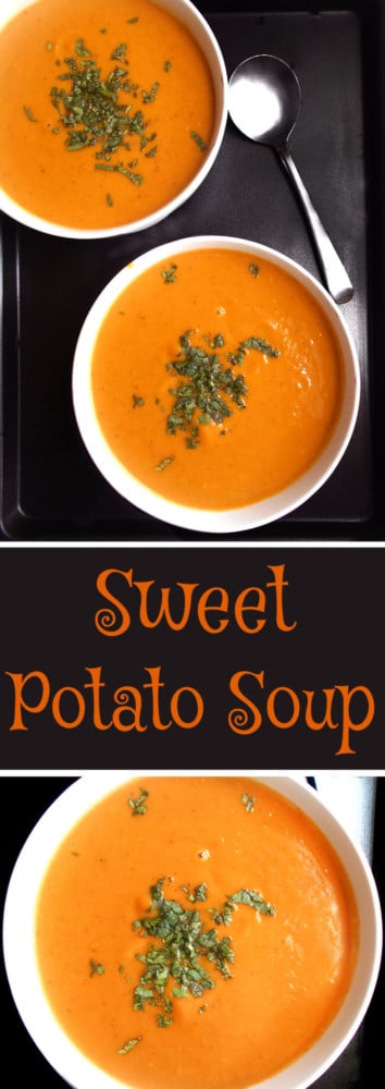 Make this easy sweet potato soup recipe if you are looking for quick dinner ideas. Vegan, Vegetarian and Gluten free. Homemade soup is the best kind of soup. Lo Carb and packed with vitamins