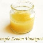 A very light, simple and easy to make Homemade dressing. This Lemon Vinaigrette recipe takes only 5 minutes to prepare. Use it on salads or pasta