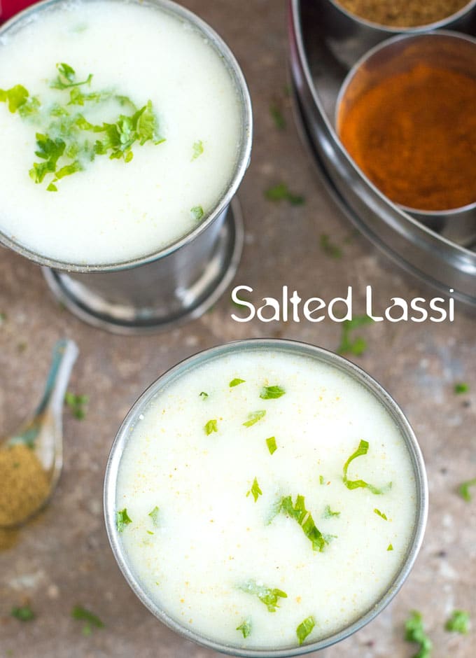 Salted Lassi Recipe {5 Minutes Only} - Spice Up The Curry