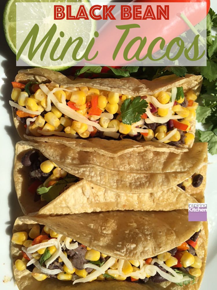 Mini Tacos With Black Beans