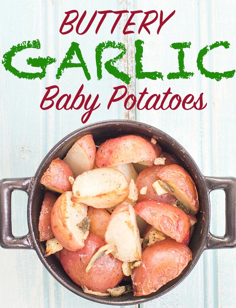 Garlic Butter Potatoes are so delicious that they will make you drool! Made using Revol individual pans, they are the perfect side dish for the whole family