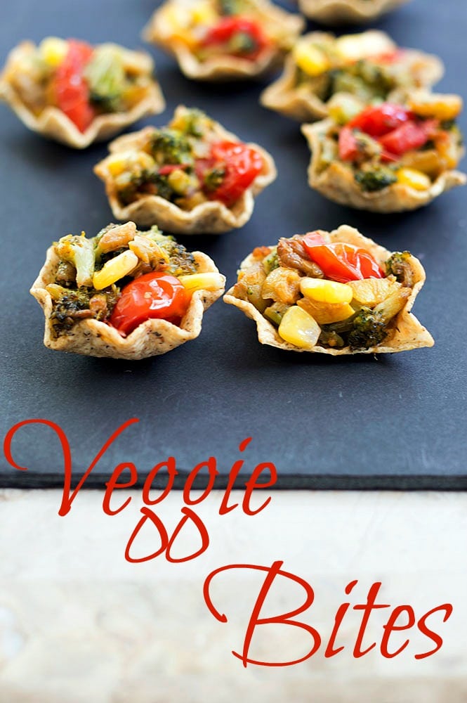 Veggie Bites Using Fresh Veggies