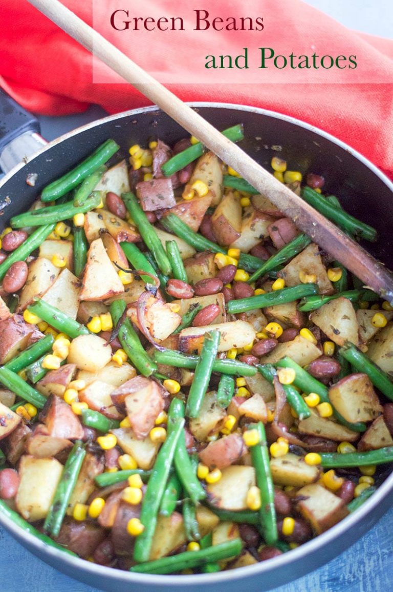Vegan Green Beans and Potatoes