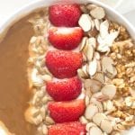 A Simple Greek yogurt bowl recipe made with La Lachera Dulce De Leche. Perfect breakfast because it takes only 5 minutes to make