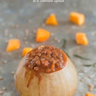 Lentil Soup is part of Progresso's Good Natured Soup. I served it in a roasted butternut squash. It is non-GMO, vegan & no preservatives. 20 minutes to make