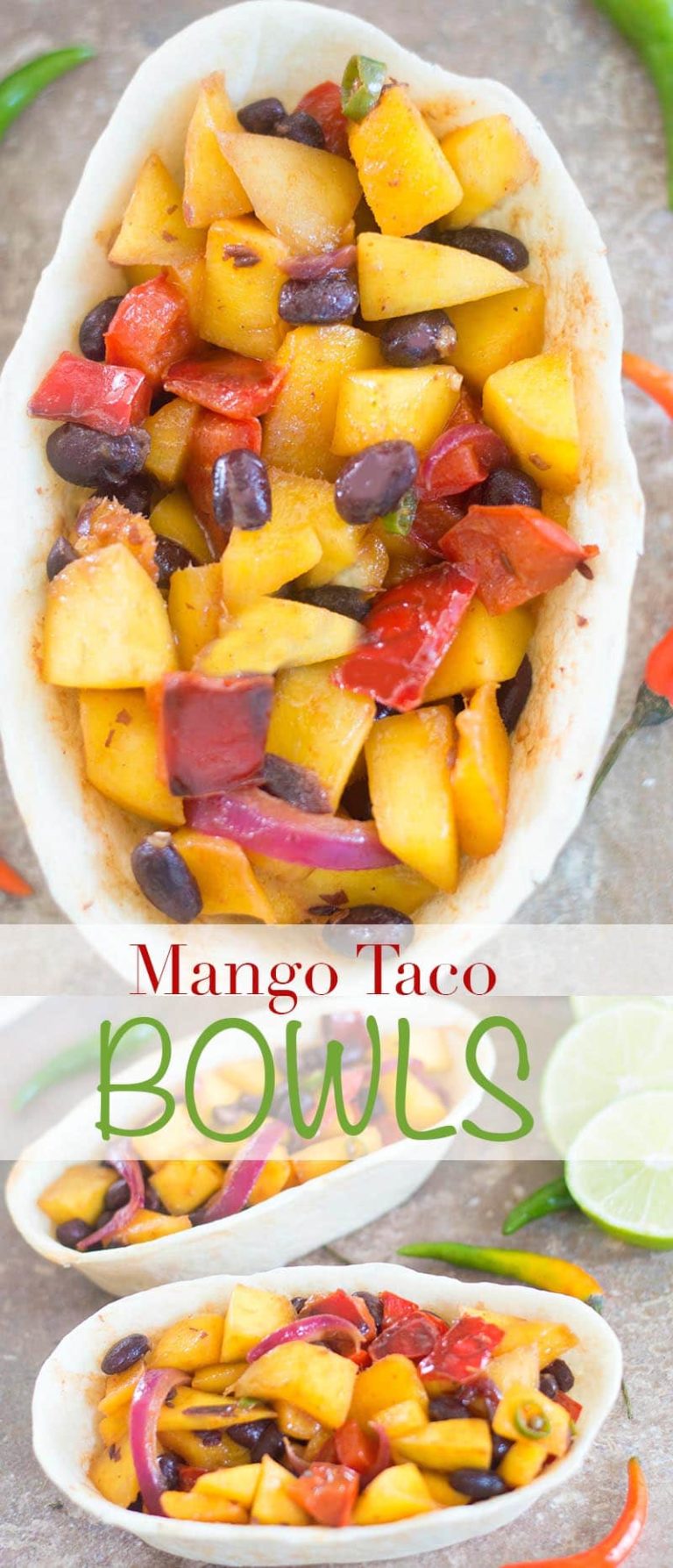 Mango Taco Boats For Game Day