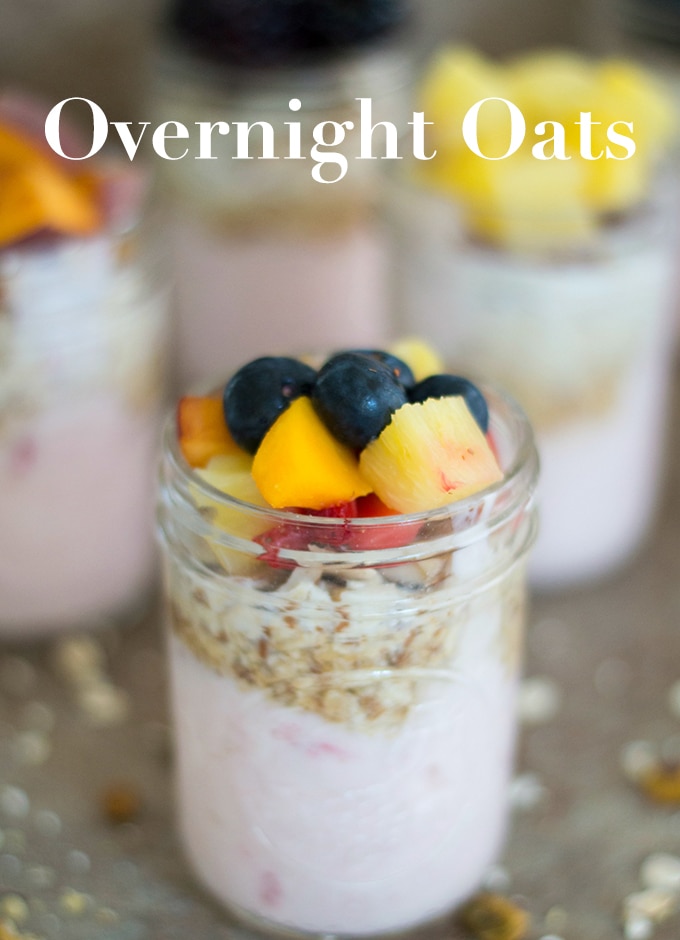 Overnight Oats – 7 Day Breakfast Meal Prep
