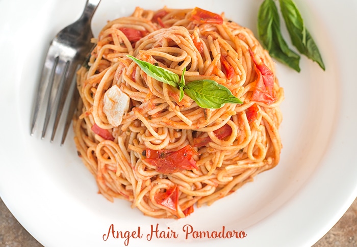 Angel hair 2024 pomodoro