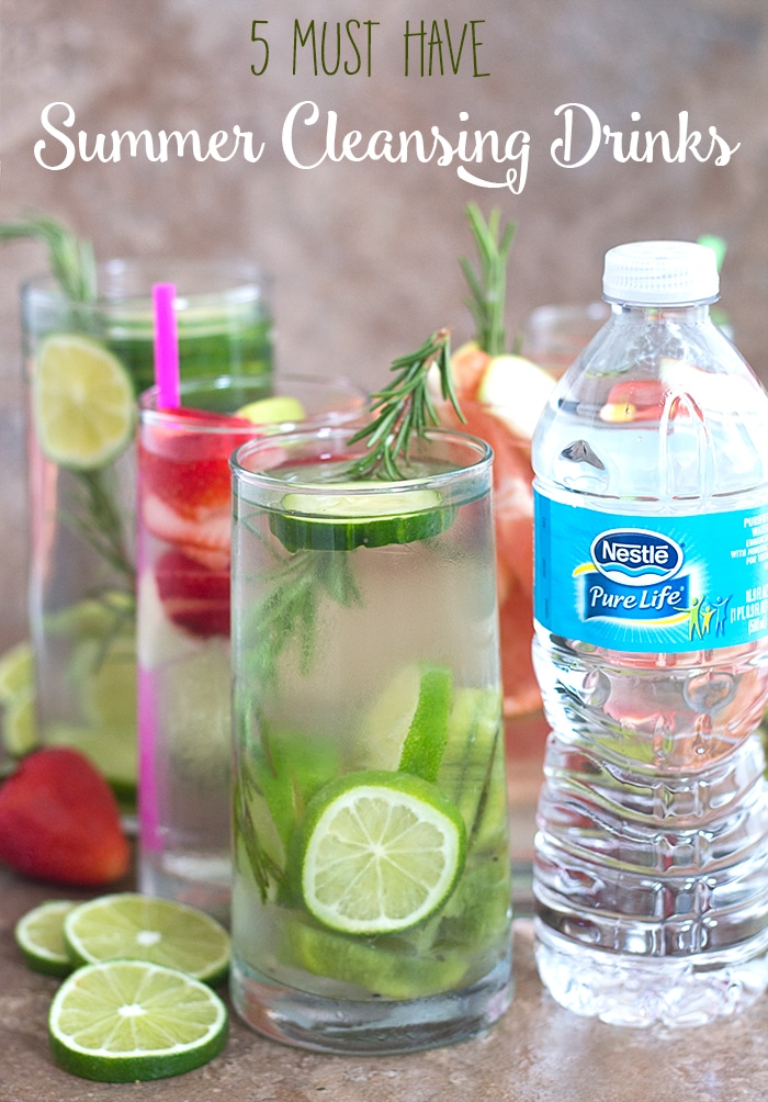 You need these summer cleansing drinks!