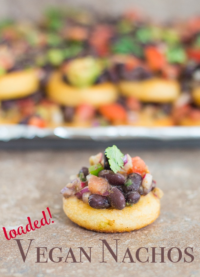 Single Smiles Nacho Loaded with Black Beans and Other Veggies