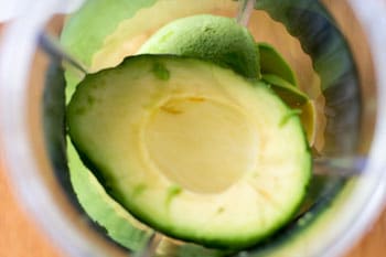 Avocadoes in a Blender - Avocado Soup