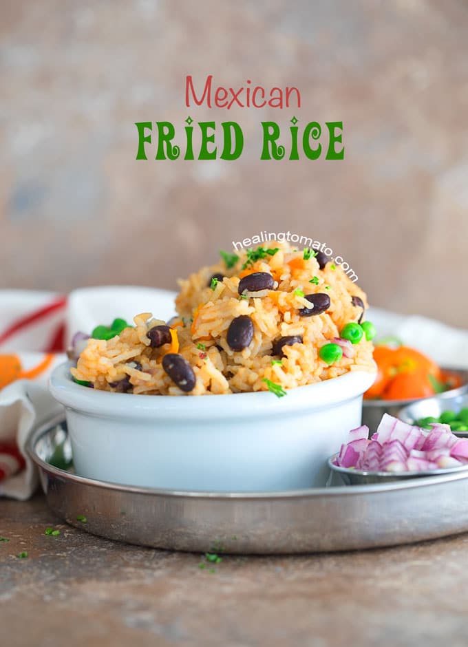 Mexican Fried Rice (Vegan)