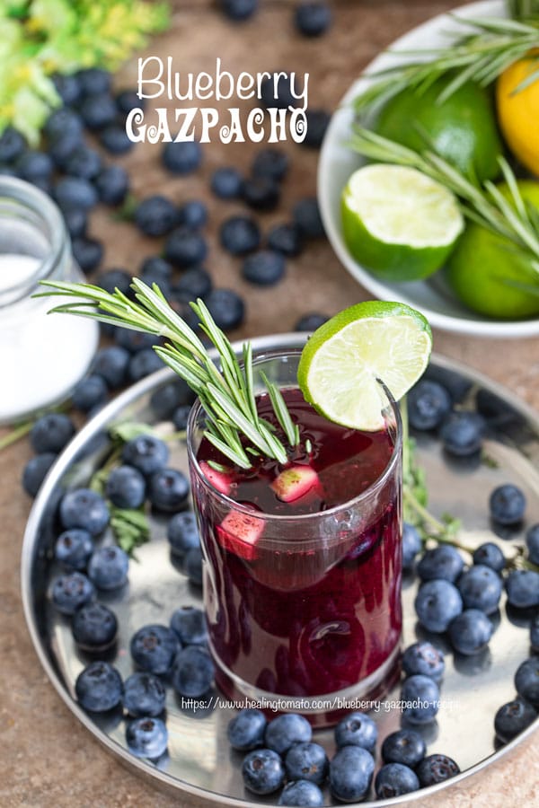 Blueberry Gazpacho Recipe