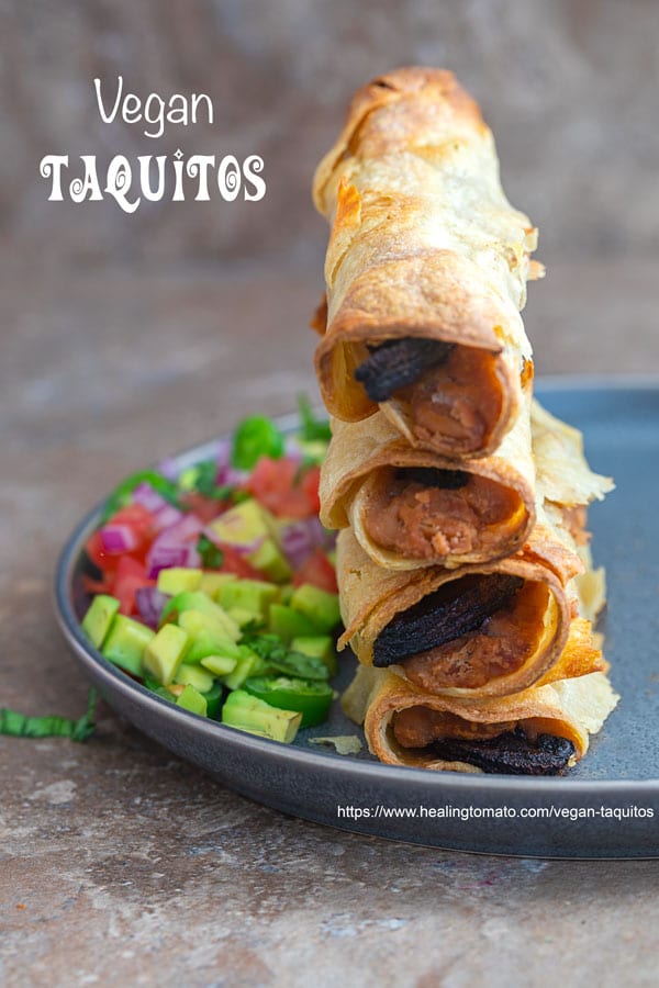 Vegan Taquitos (Baked)