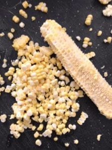 Corn removed from the corn - how to make creamed corn