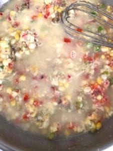 water added to pan - how to make creamed corn