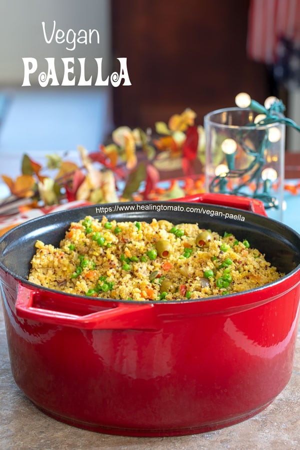 Vegan Paella With Quinoa