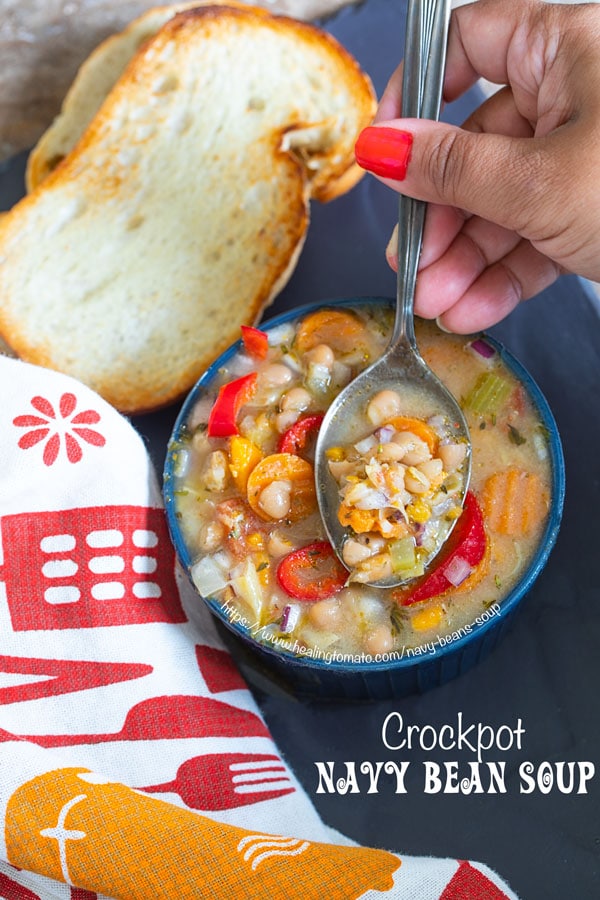 Navy Bean Soup (Slow Cooker)