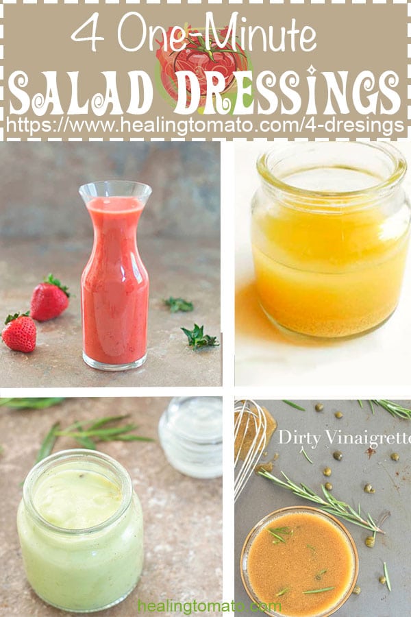 4 Easy Salad Dressings