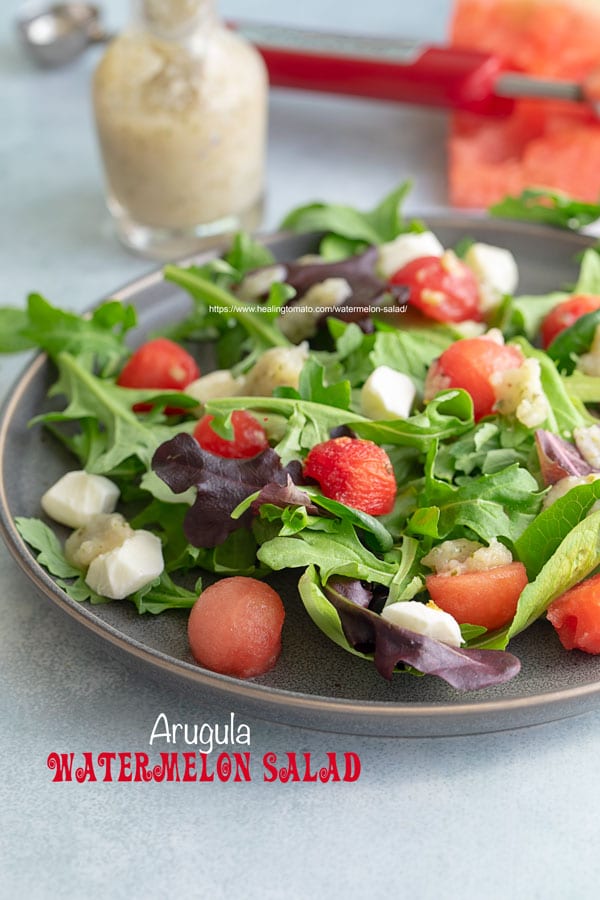 Watermelon Salad With Arugula