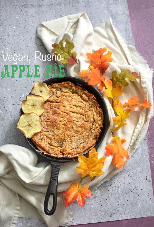 Vegan Apple Pie Recipe (Rustic)