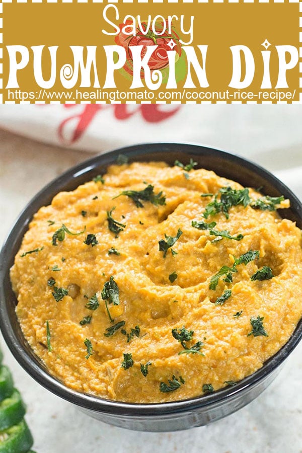 If you are looking for vegan holiday dip recipes, here is a simple savory pumpkin dip that is easy to make. Use simple ingredients to make the perfect dip for any appetizer.