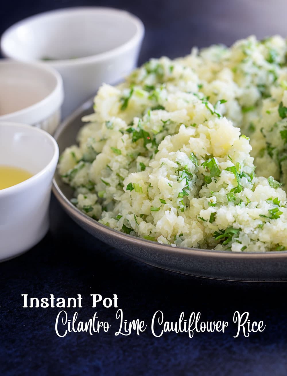 Instant Pot Cilantro Lime Cauliflower Rice