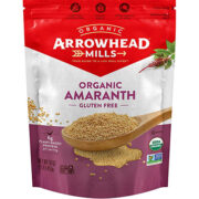 Front side of the Arrowhead Organic Amaranth grain