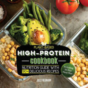 Front cover of the Plant-based high protein cookbook