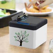 Small black and white cube with a tree logo- - foodie geek gift guide