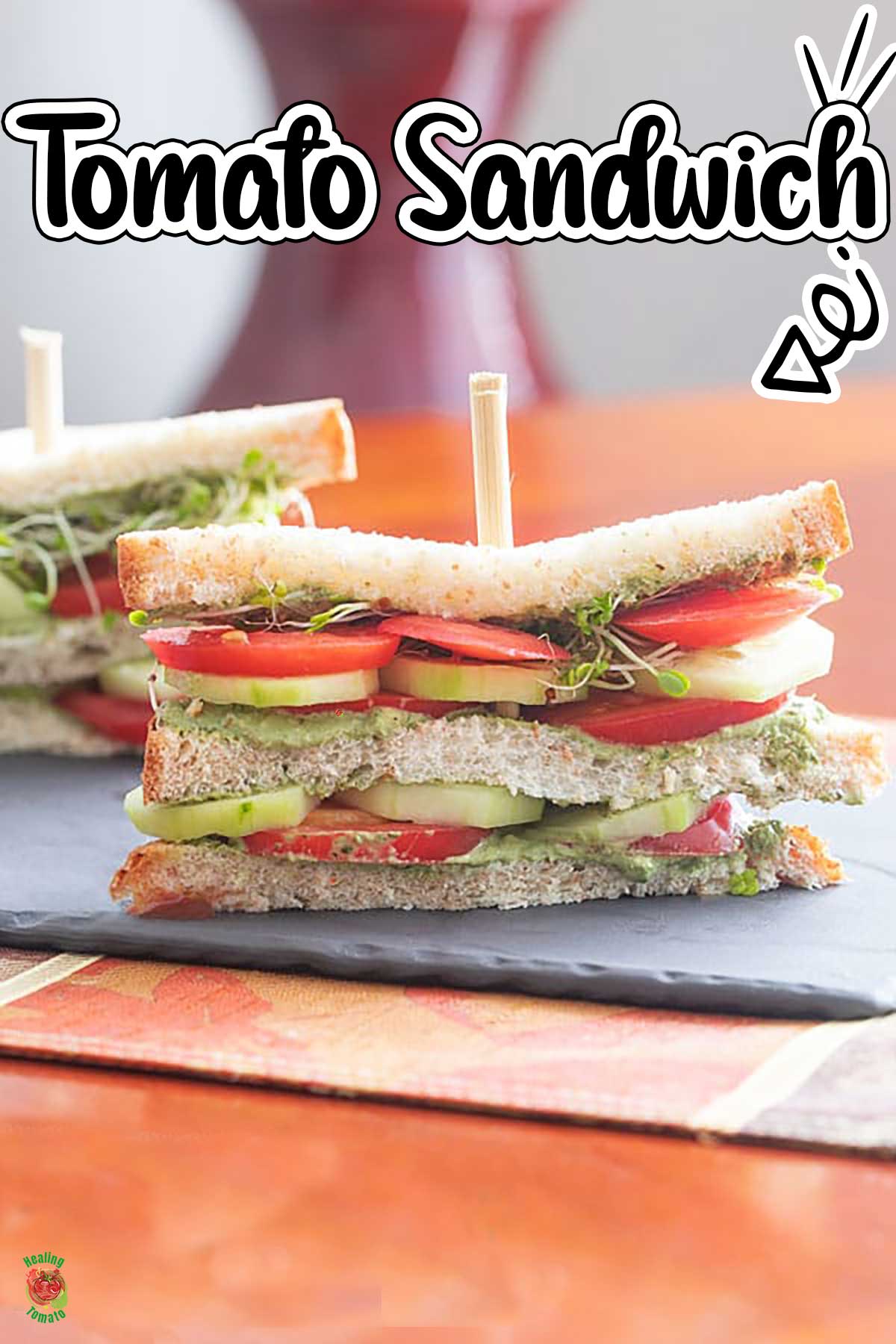 The BEST Tomato Sandwich