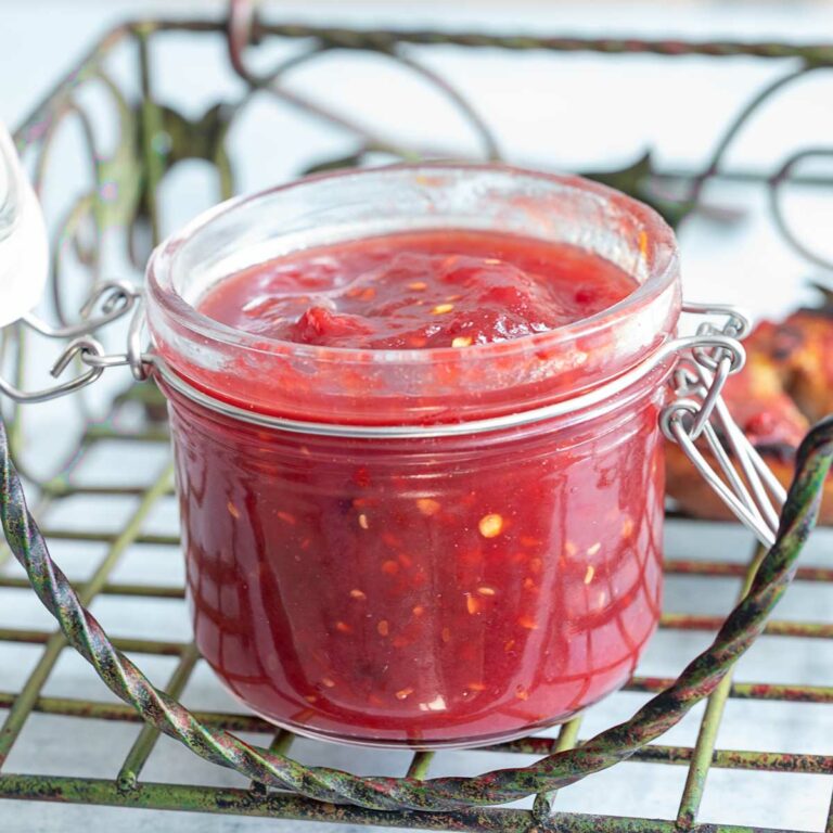 Tomato Jam With Raspberry